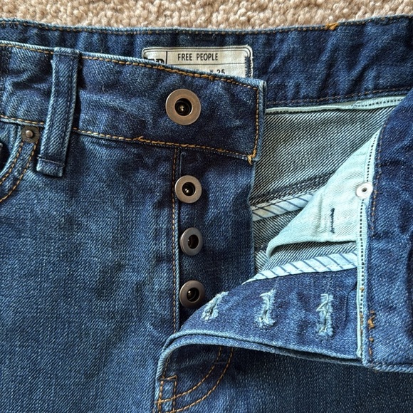 Free People Logan Cutoff Denim Shorts - Picture 7 of 9